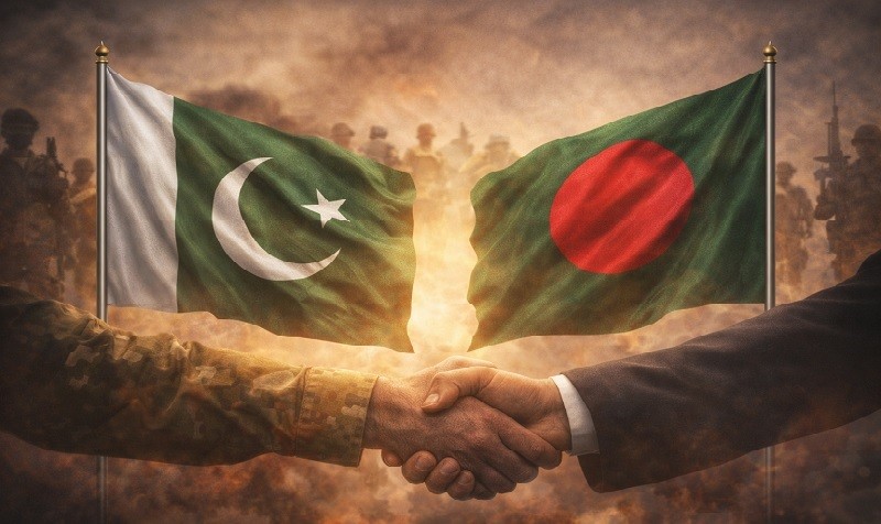 ইতিহাসের দেয়াল ভেঙে শক্তিশালী নিরাপত্তা বলয় গড়ছে বাংলাদেশ ও পাকিস্তান!